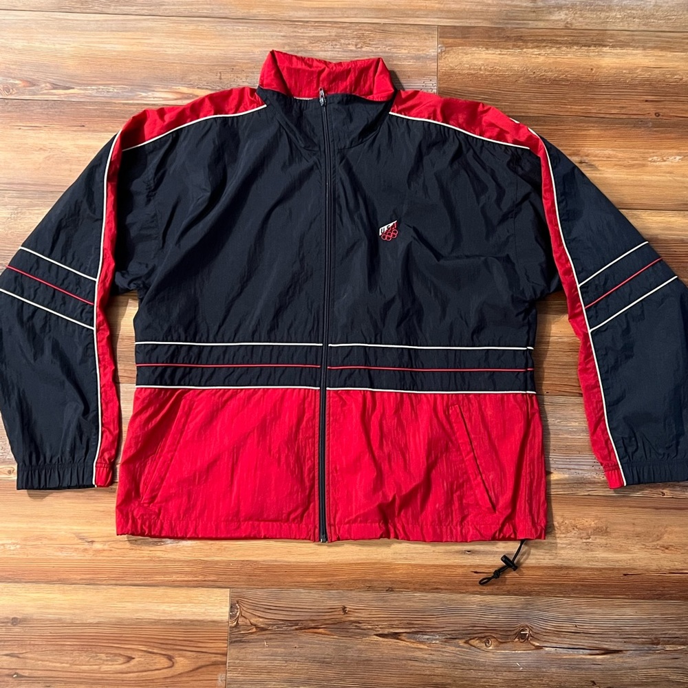 Vintage USA Olympic windbreaker Mens size large